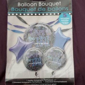 Anagram over the hill balloon bouquet for birthday balloons